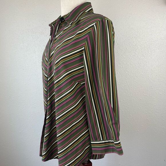 Notations Button Down Shirt Size L EUC - Picture 3 of 6
